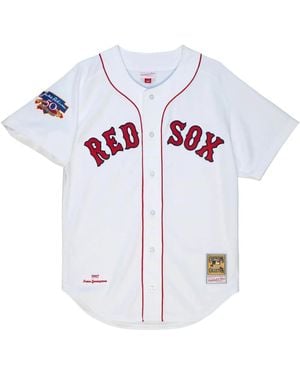 Mitchell & Ness Maillot De Baseball "Mlb Boston Sox 1997 Nomar Garciaparra" - Blanc