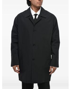 Corneliani Half-Lined Raincoat - Black