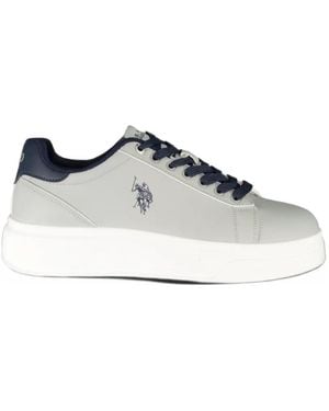 U.S. POLO ASSN. Logo-Embroidered Chunky Sneakers - White