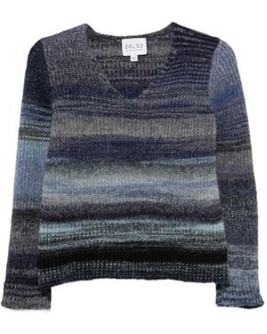 Neera Jersey Con Cuello En V - Azul