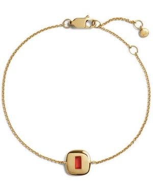 Monica Vinader Gemdrop Onyx Bracelet - Metallic