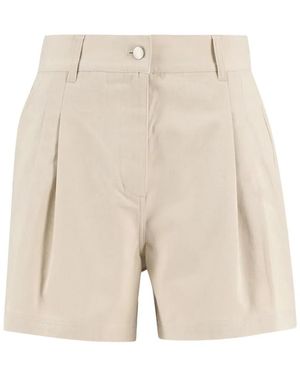 Barbour Fern Pleated Shorts - Natural