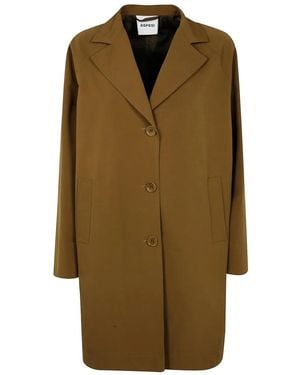 Aspesi Kaiah Overcoat By - Green