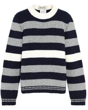 Barrie Gestreifter Pullover - Blau