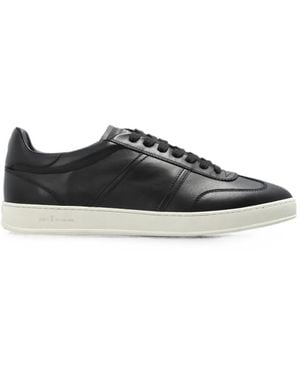 Kiton Leather Trainers - Black