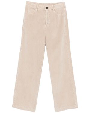 James Perse Corduroy Straight-Leg Pants - White