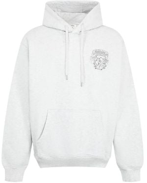 CASABLANCA Eveil Ancestral Applique Hoodie - White