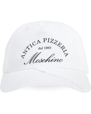 Moschino ロゴ キャップ - ホワイト