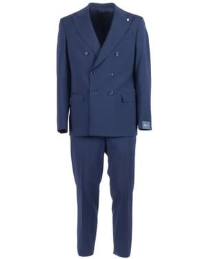 Brando Costume À Veste À Boutonnière Croisée - Bleu