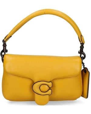 COACH Mini Pillow Tabby Crossbody Bag - Yellow