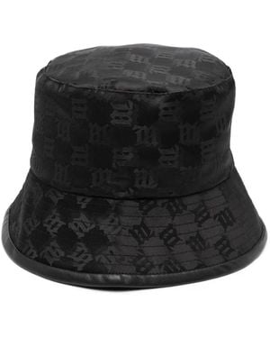 MISBHV Fischerhut Aus Monogramm-Jacquard - Schwarz