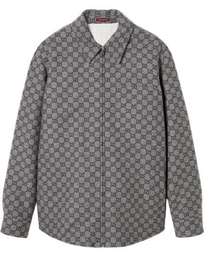 Gucci GGパターン シャツジャケット - グレー