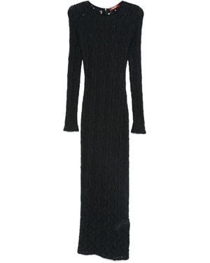 Max Mara Strukturiertes Kleid - Schwarz