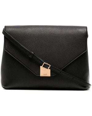 Yu Mei Sac À Bandoulière À Plaque Logo - Noir