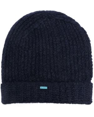 Alanui Berretto Con Placca Logo - Blu