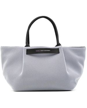 Deha Bolso Shopper Grande Con Detalle Del Logo - Gris