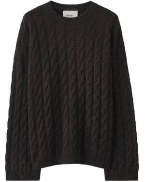 Lisa Yang Seymour Cable-Knit Sweater - Black