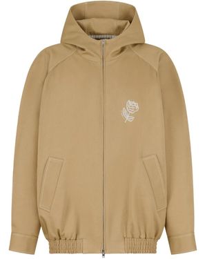 Marni Hooded Zip-Up Jacket - Natural