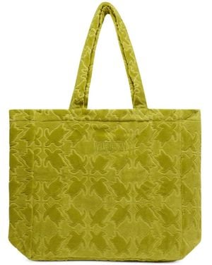 Vilebrequin Turtles Terry-Cloth Beach Bag - Yellow