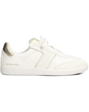 Michael Kors Jovie Leather Trainers - White