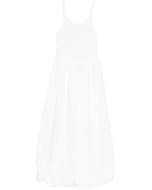 ELEH Scoop-Neck Midi Dress - White