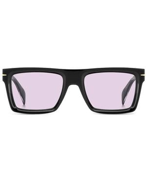 David Beckham Square-Frame Sunglasses - Black