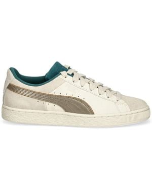 PUMA Play Loud スエード スニーカー - ナチュラル