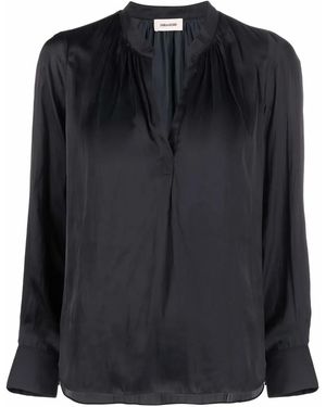 Zadig & Voltaire Tink Satin Perm - Black