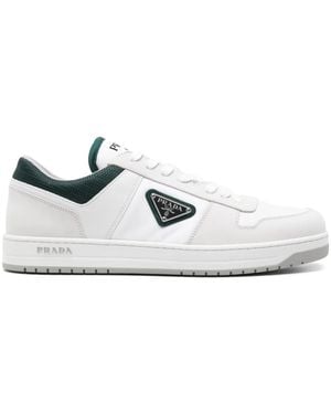 Prada Downtown Re-Nylon Low-Top Trainers - White