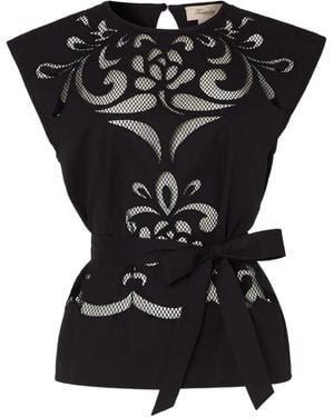 Temperley London Nelle トップ - ブラック
