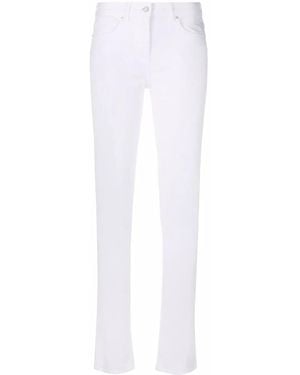 Fabiana Filippi Cropped Slim-Fit Jeans - White