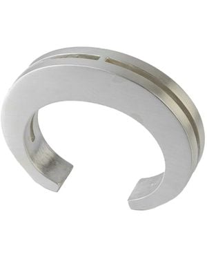 Parts Of 4 Bracelet Crescent Crevice En Sterling - Métallisé