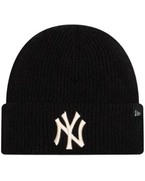 KTZ X New York Yankees Short Cuff Beanie Hat - Black