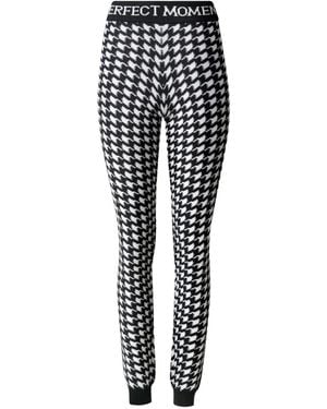 Perfect Moment Houndstooth Legging - Black