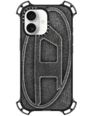 DIESEL X Casetify Oval D Iphone 17 Case - Black
