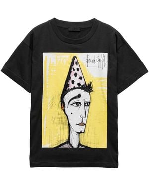 Prada プリント Tシャツ - ブラック