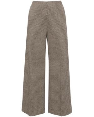Harris Wharf London Flared Trousers Rayon in Blue | Lyst