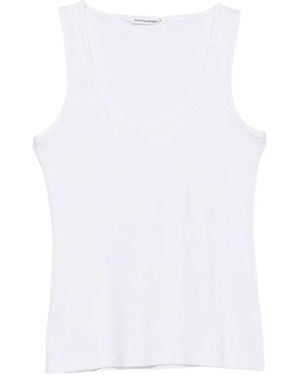 ANONYM APPAREL Top Sin Mangas Claire De Canalé - Blanco