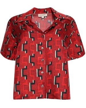 Ace Harper Short-Sleeve Shirt - Red