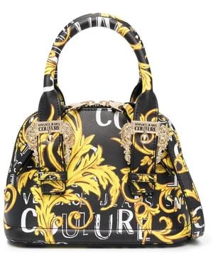 Versace Jeans Couture Faux-Leather Mini Tote - Metallic