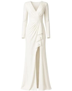 Tadashi Shoji Ruffled Maxi Dress - White