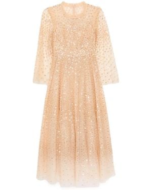 Needle & Thread Sequin Dress - Natural