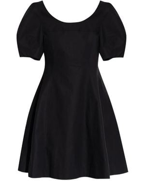 Theory Puff-Sleeve Dress - Black