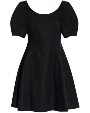 Theory Puff-Sleeve Dress - Black