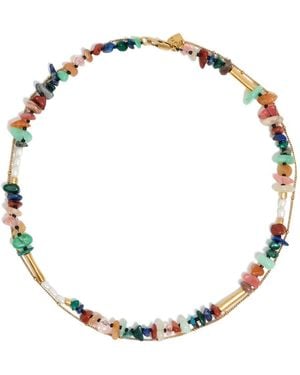 Bimba Y Lola ダブルレイヤーネックレス - メタリック