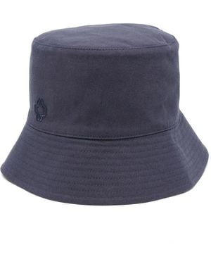 Maje Cappello Bucket Con Ricamo - Blu