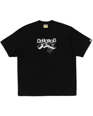 A Bathing Ape Print T-Shirt - Black