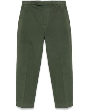 Thom Browne Mid Rise Tapered Chinos - Green