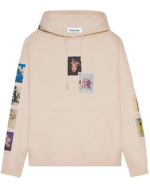 Etudes Studio Felpa Con Stampa Grafica E Cappuccio - Neutro
