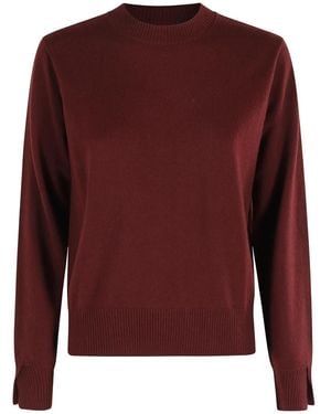Seventy Crew-Neck Long-Sleeves Jumper - Red